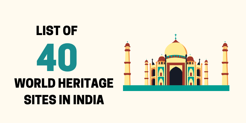 List of 40 UNESCO World Heritage Sites in India 